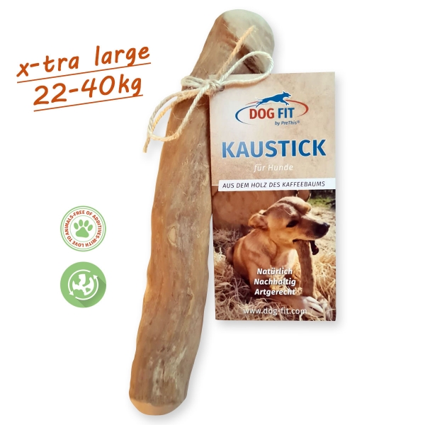 DOG FIT by PreThis® Holz Kaustick x-tra large 22-40kg
